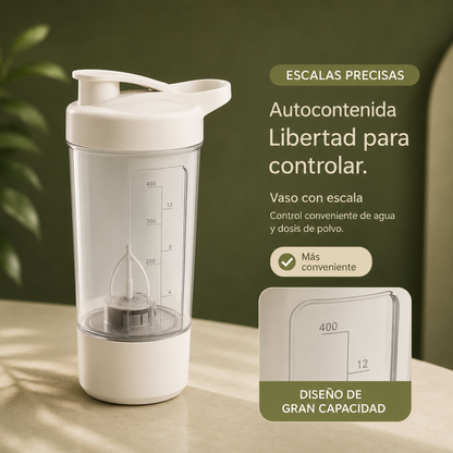 Shaker Eléctrico Portátil 450ml — Recargable USB